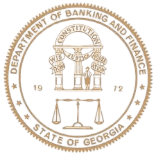 State of Georgia Department of Banking and Finance