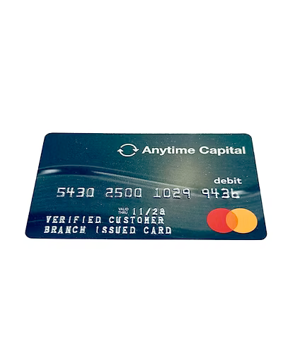 Anytime Capital Debit Card